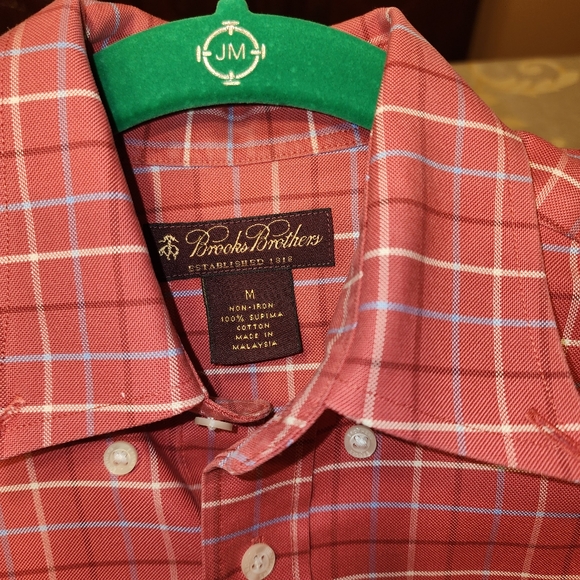 Brooks Brothers Red Plaid Button Down Shirt - Picture 6 of 8